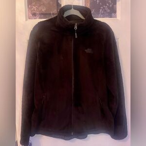 The North Face Black full zip fleece jacket.